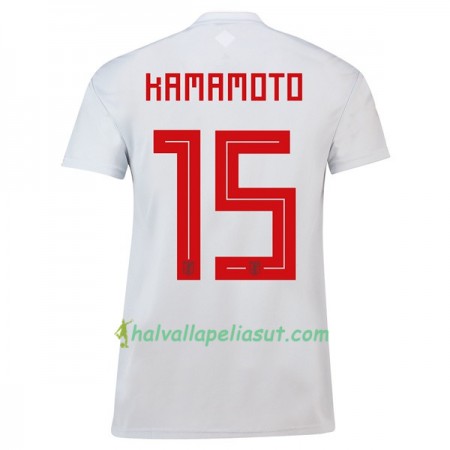 Jalkapallo Pelipaidat Japani Kamamoto 15 World Cup 2018 Vieraspaita